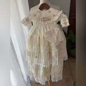 Baptism‎ dress ropones de bautizo christening dress gown church blessing formal